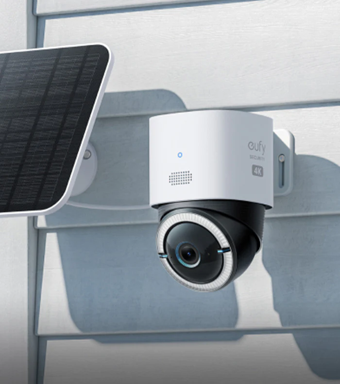 Eufy 4G LTE Cam S330 Solar Security Camera Eufy S330 4G LTE security camera with solar panel for no-wifi remote monitoring