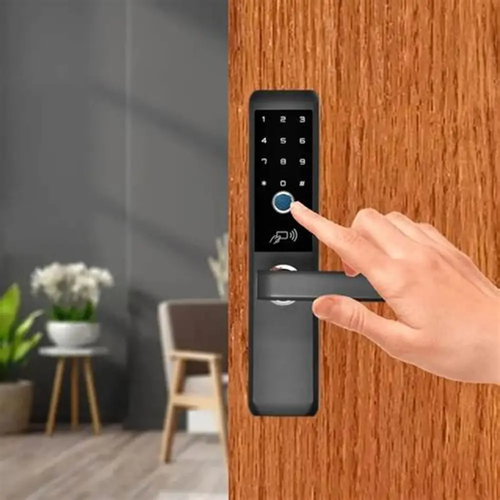 Resetting can fix many issues with your smart door lock not working front door