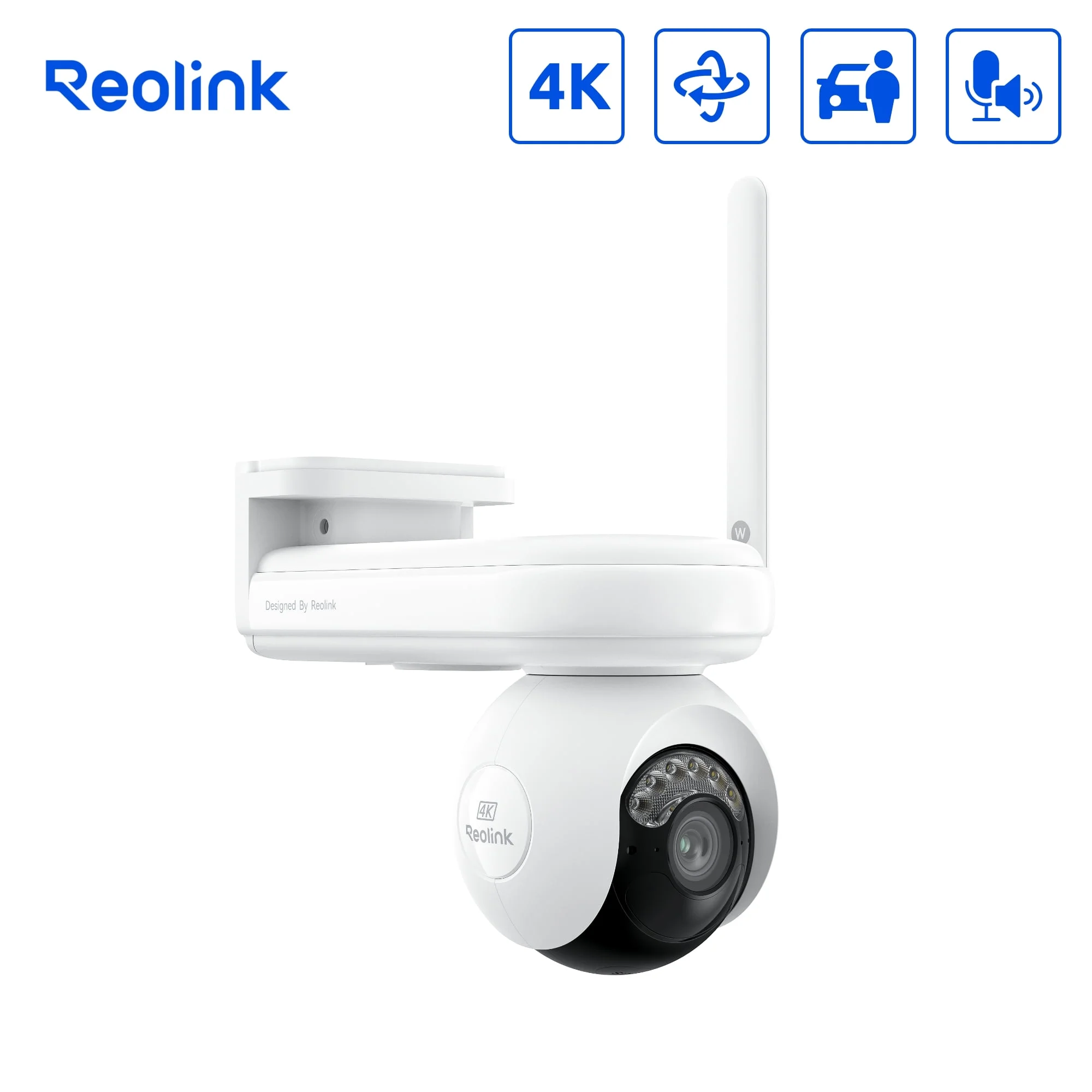 Reolink Altas PT Ultra - Best No-WiFi Camera 2026 Reolink Altas PT Ultra 4K no wifi security camera mounted on a tree for remote security