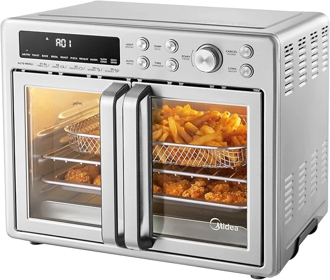 Chefman 10-in-1 stainless steel french door toaster oven air fryer