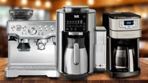 Espresso Machine with Grinder and Coffee Maker