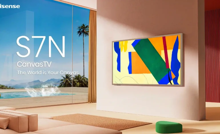 Hisense Class S7 CanvasTV