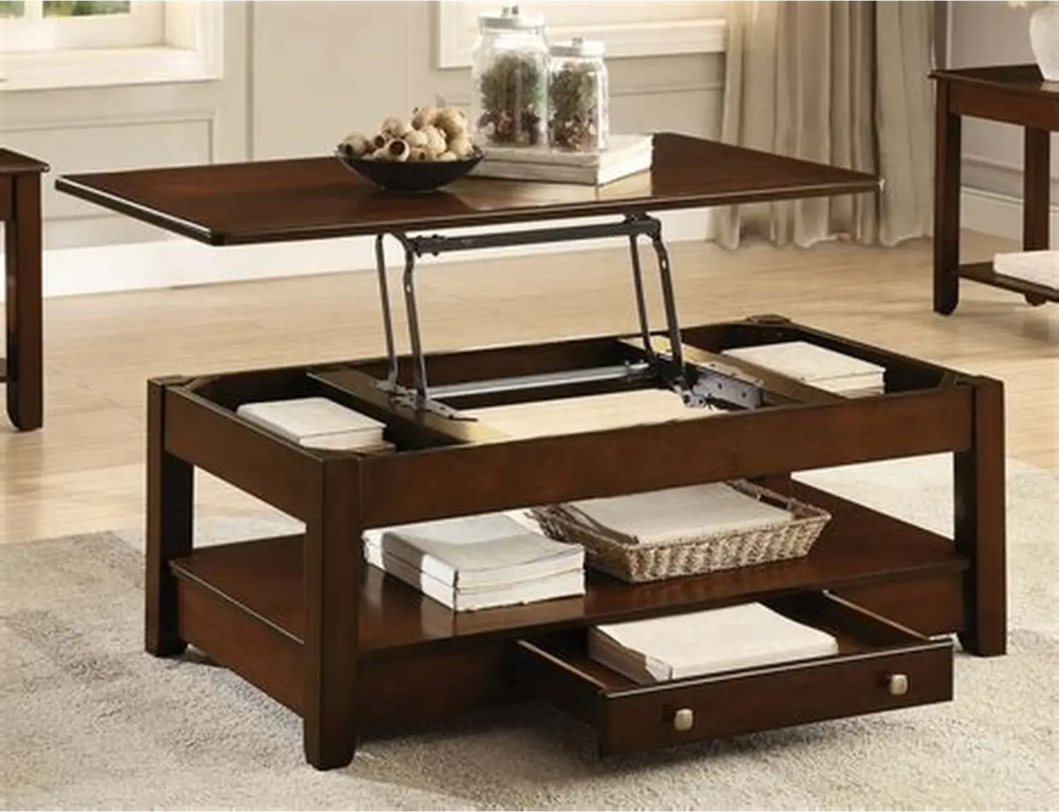 The Best Lift Top Coffee Table with Storage: (2026) Space-Saving Guide